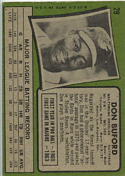 1971 Topps Baseball Cards      029      Don Buford